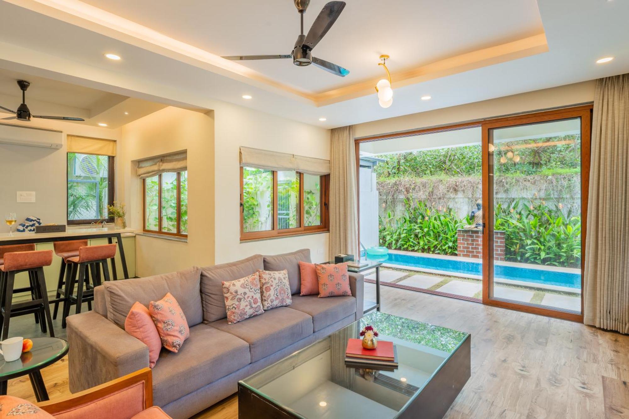 Oxel Elivaas 3 Bhk Pvt Pool & Bar - Villa Valerie מראה חיצוני תמונה