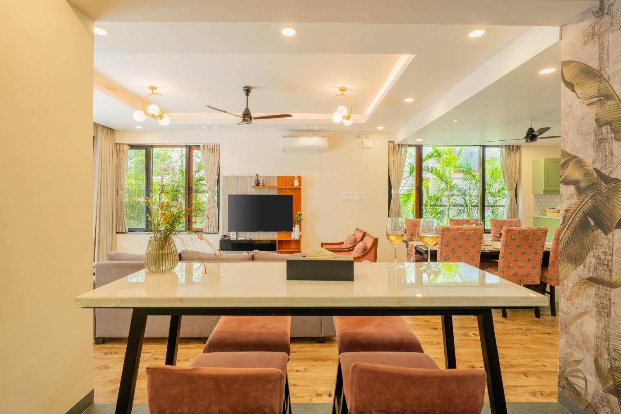 Oxel Elivaas 3 Bhk Pvt Pool & Bar - Villa Valerie מראה חיצוני תמונה